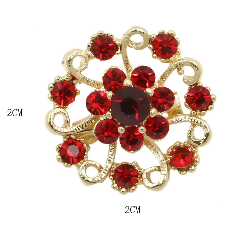 Korean Style Rhinestone Brooch for Scarf and Cardigans