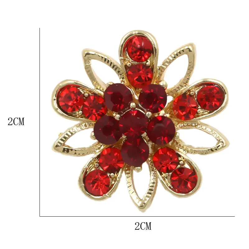 Korean Style Rhinestone Brooch for Scarf and Cardigans