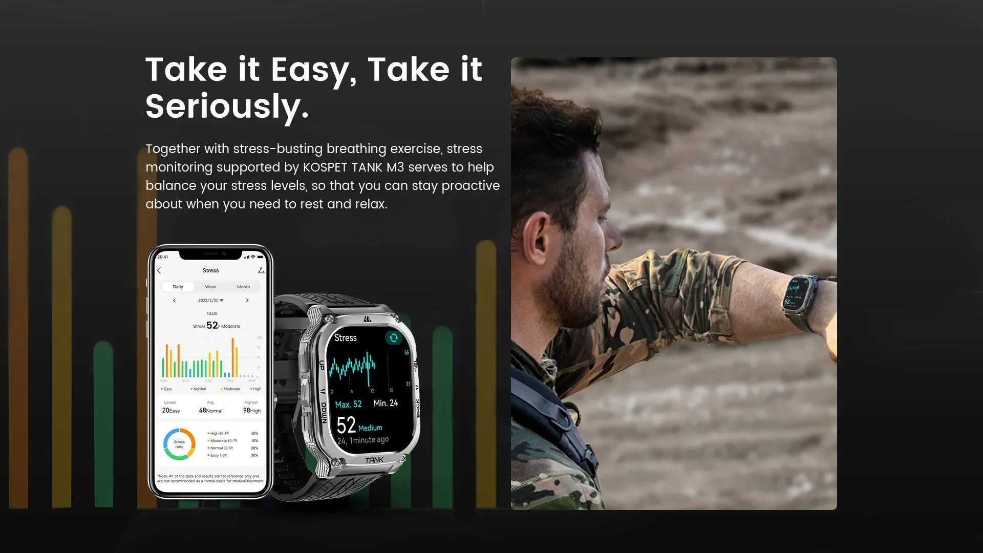 KOSPET Tank M3 1.96" AMOLED Smart Watch