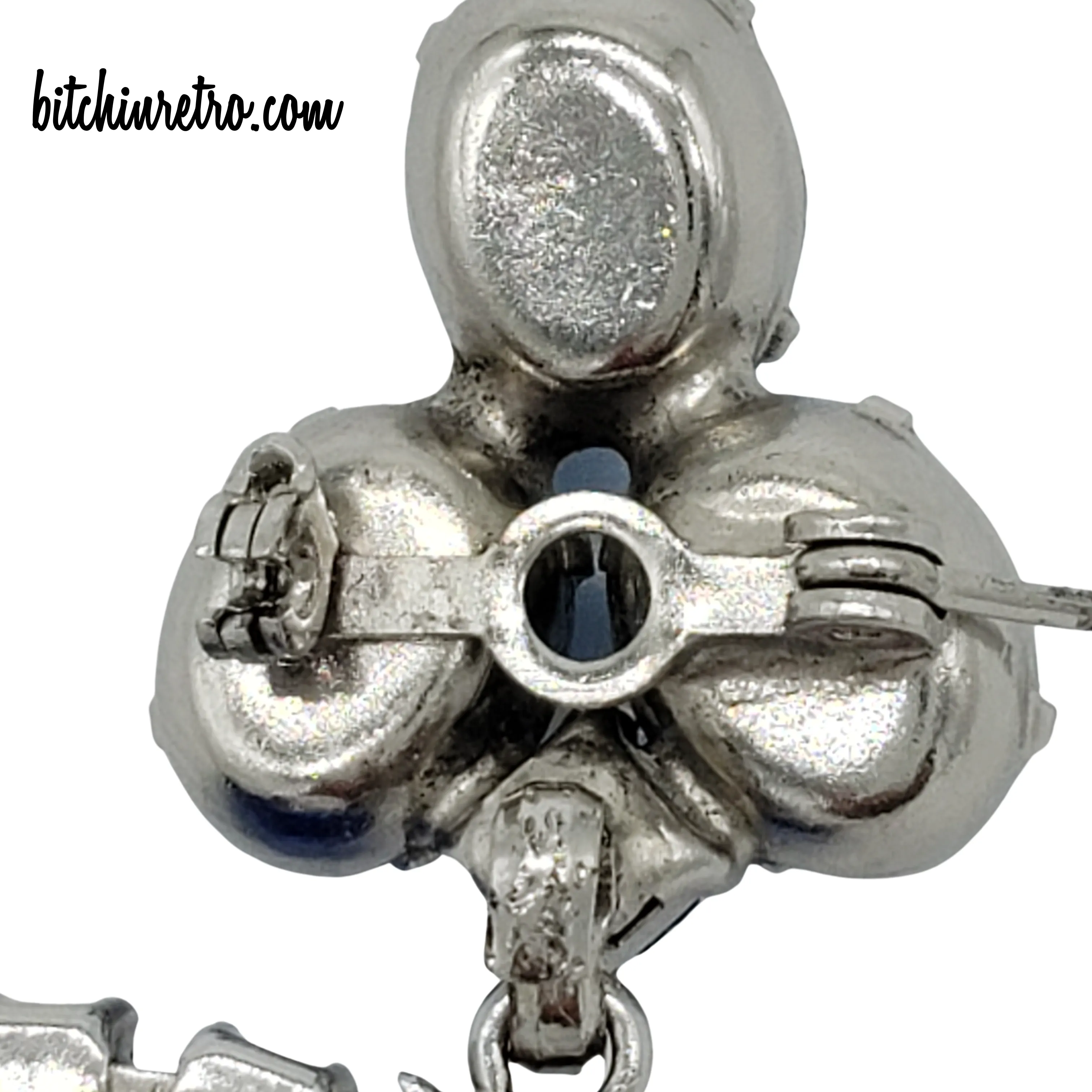 Large Vintage Rhinestone Brooch - The Heart of the Sea