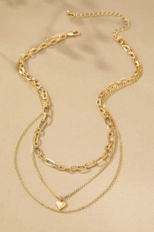 Layered Heart Necklaces