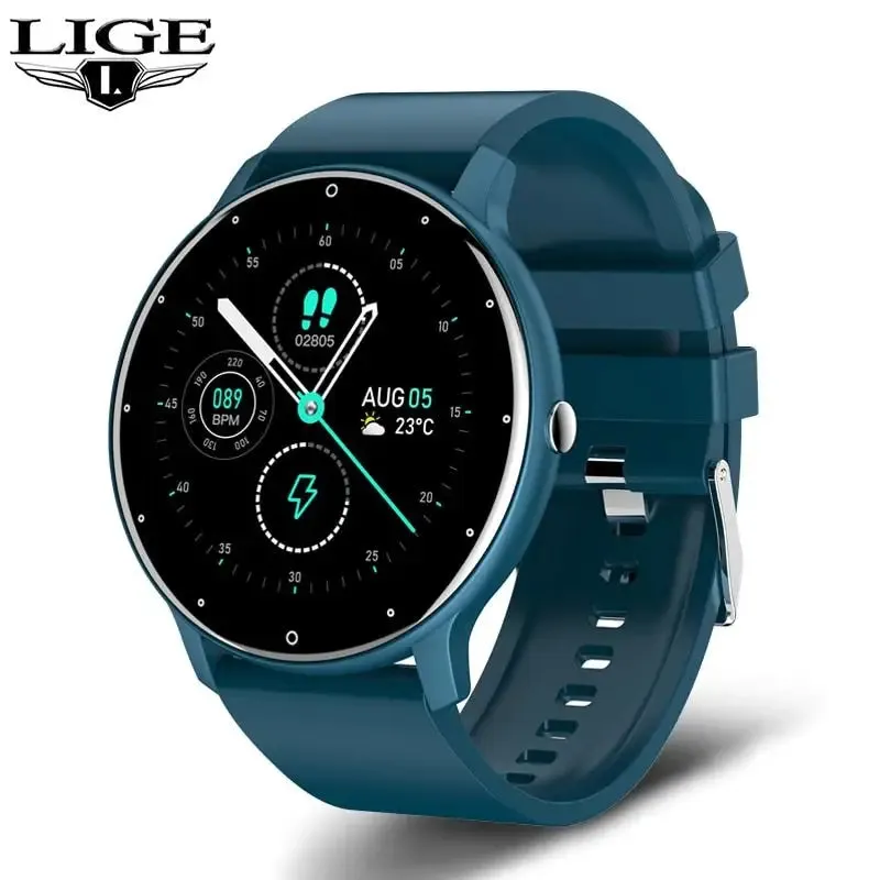 LIGE 2023 Smart Watch in Pink and Black at Laurichshop
