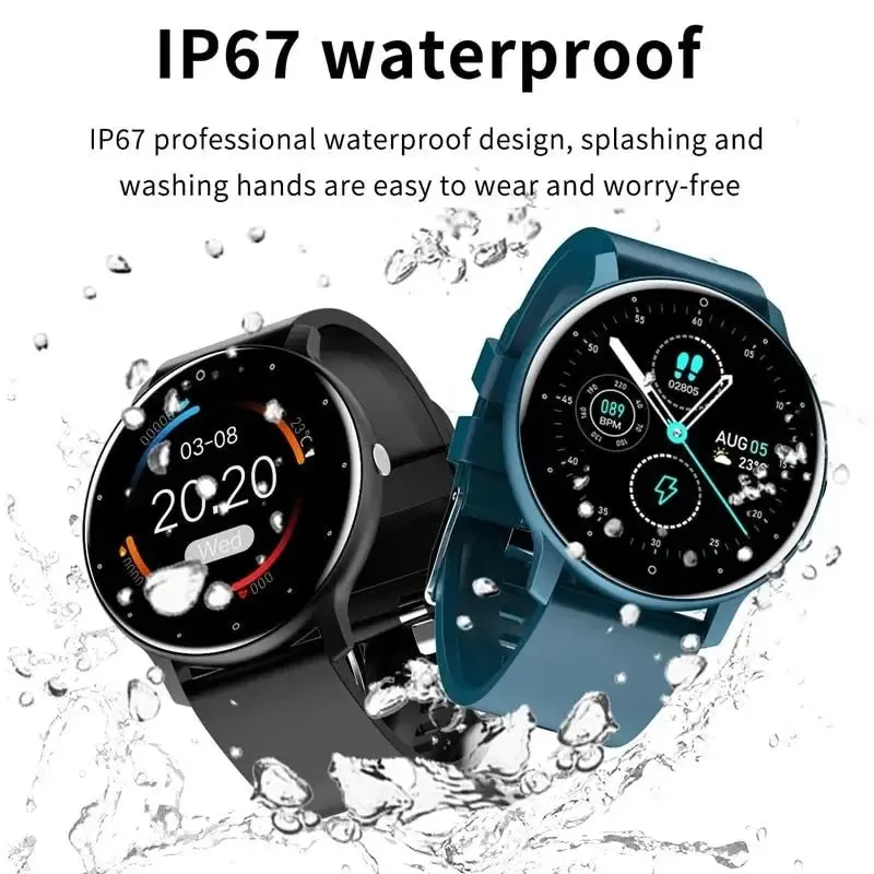 LIGE 2023 Smart Watch in Pink and Black at Laurichshop