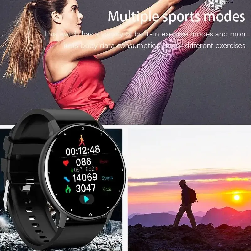 LIGE 2023 Smart Watch in Pink and Black at Laurichshop