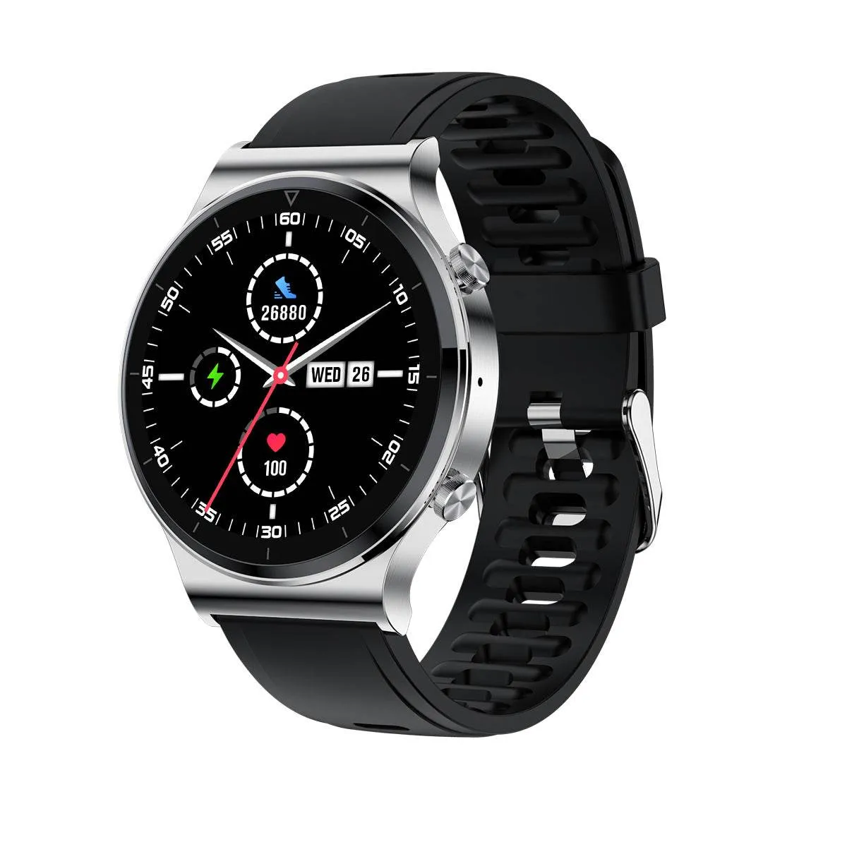 LIGE - Adult Smart Watch Heart Rate Tracker Bluetooth For Android Waterproof Smartwatch