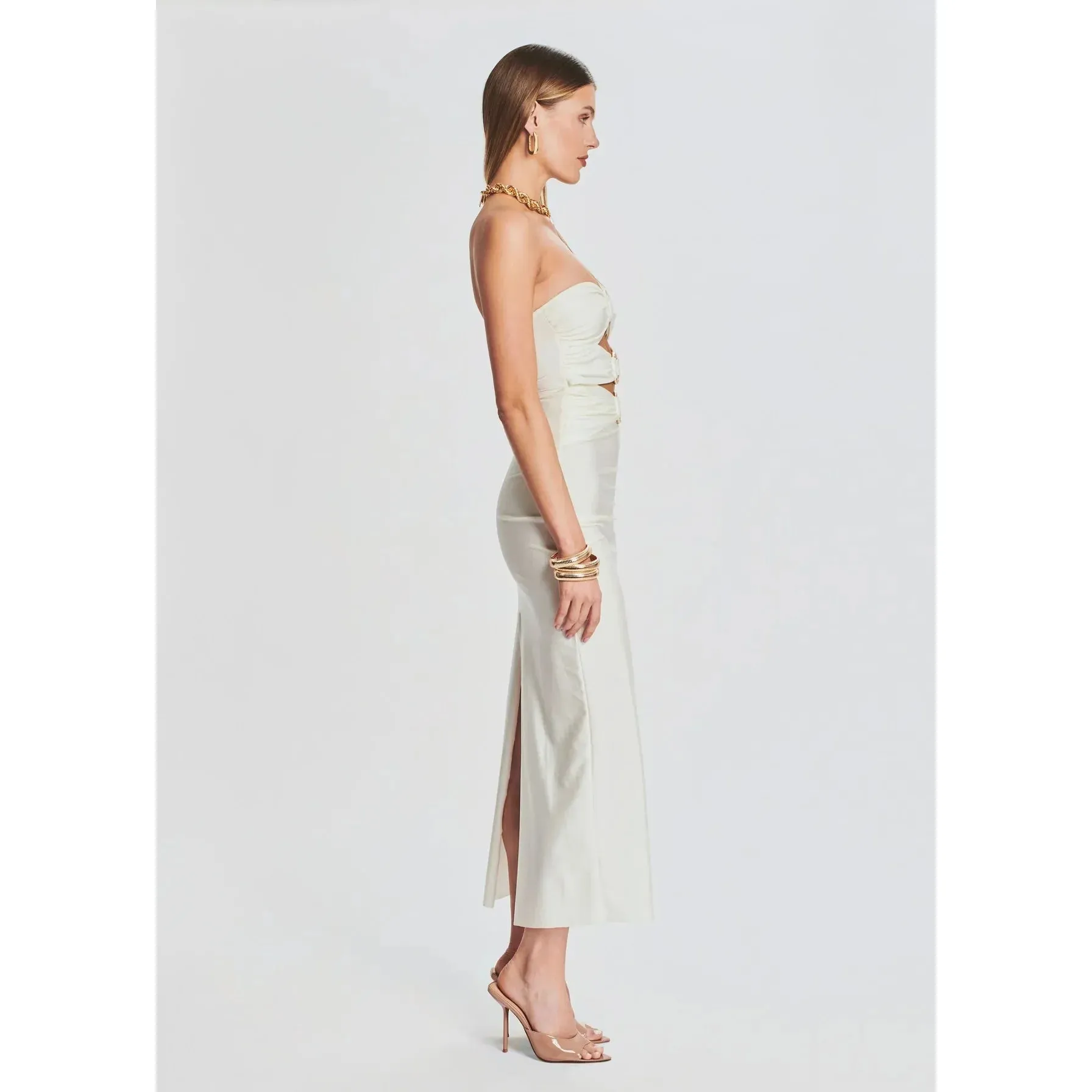 LILY LYCRA MAXI DRESS