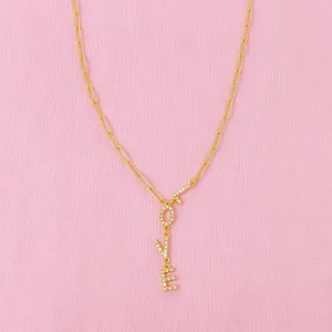 LOVE Dangle Necklace