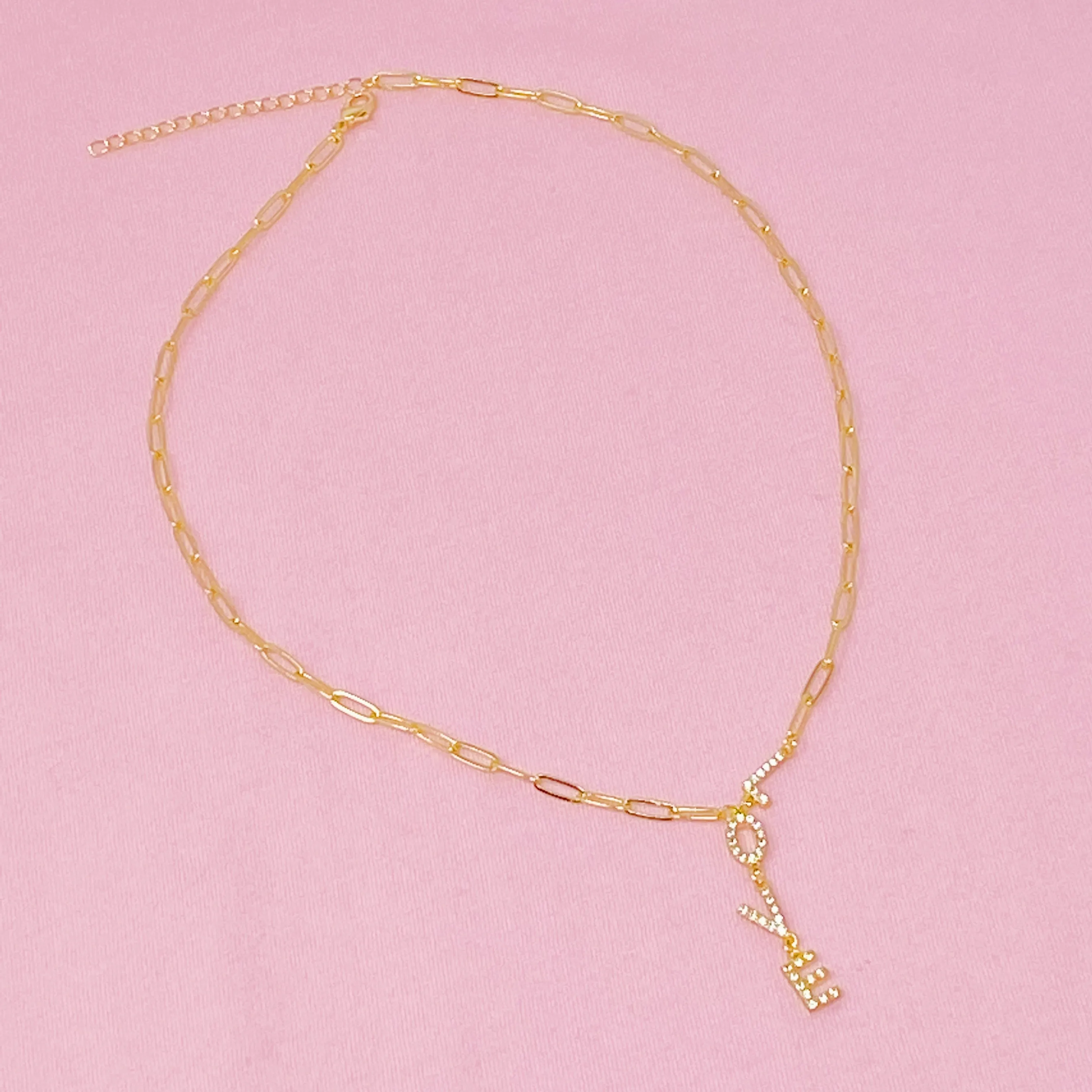 LOVE Dangle Necklace