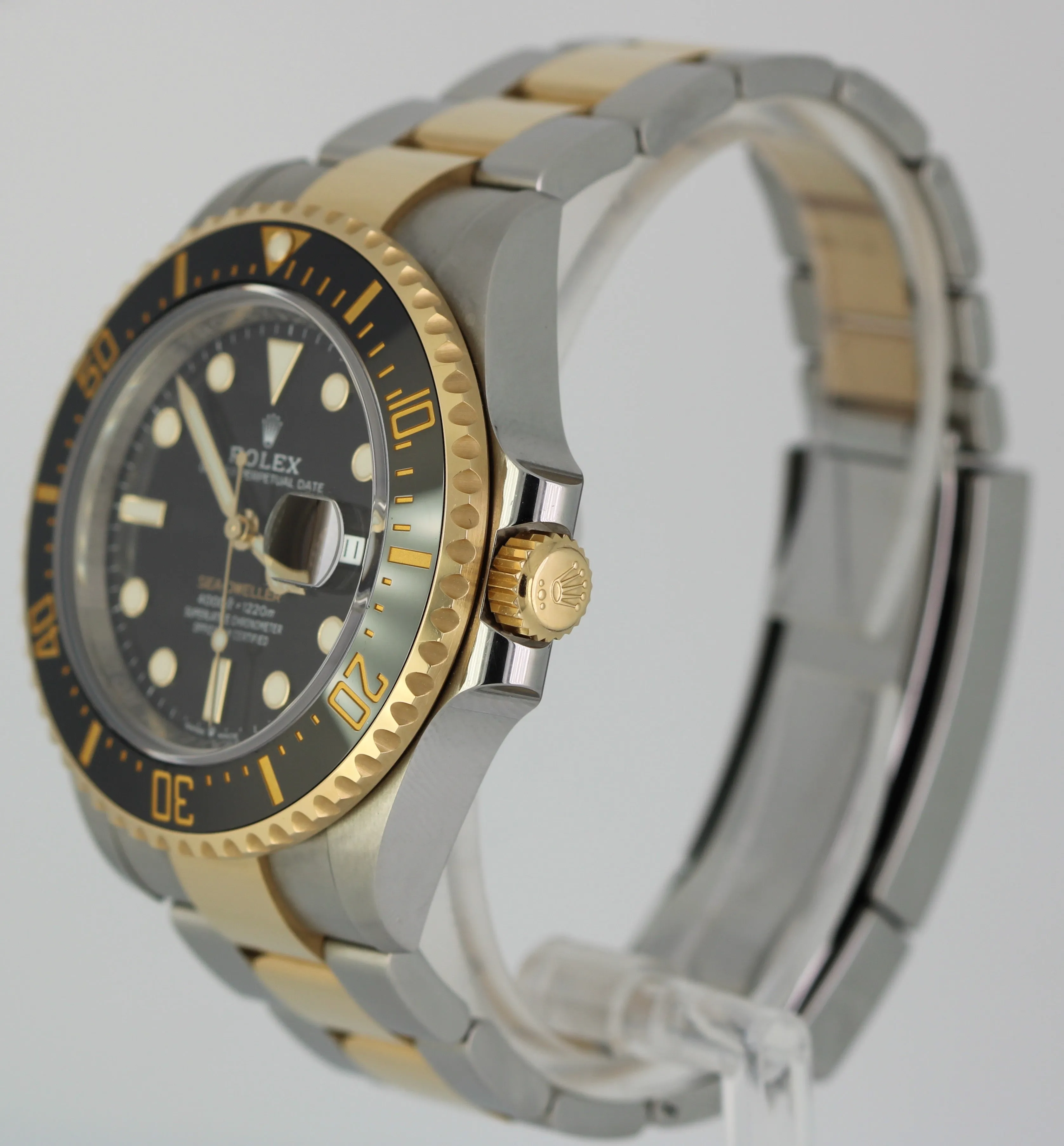 MARCH 2021 Rolex Sea-Dweller 43mm Two-Tone Yellow Gold Black Watch 126603 B P