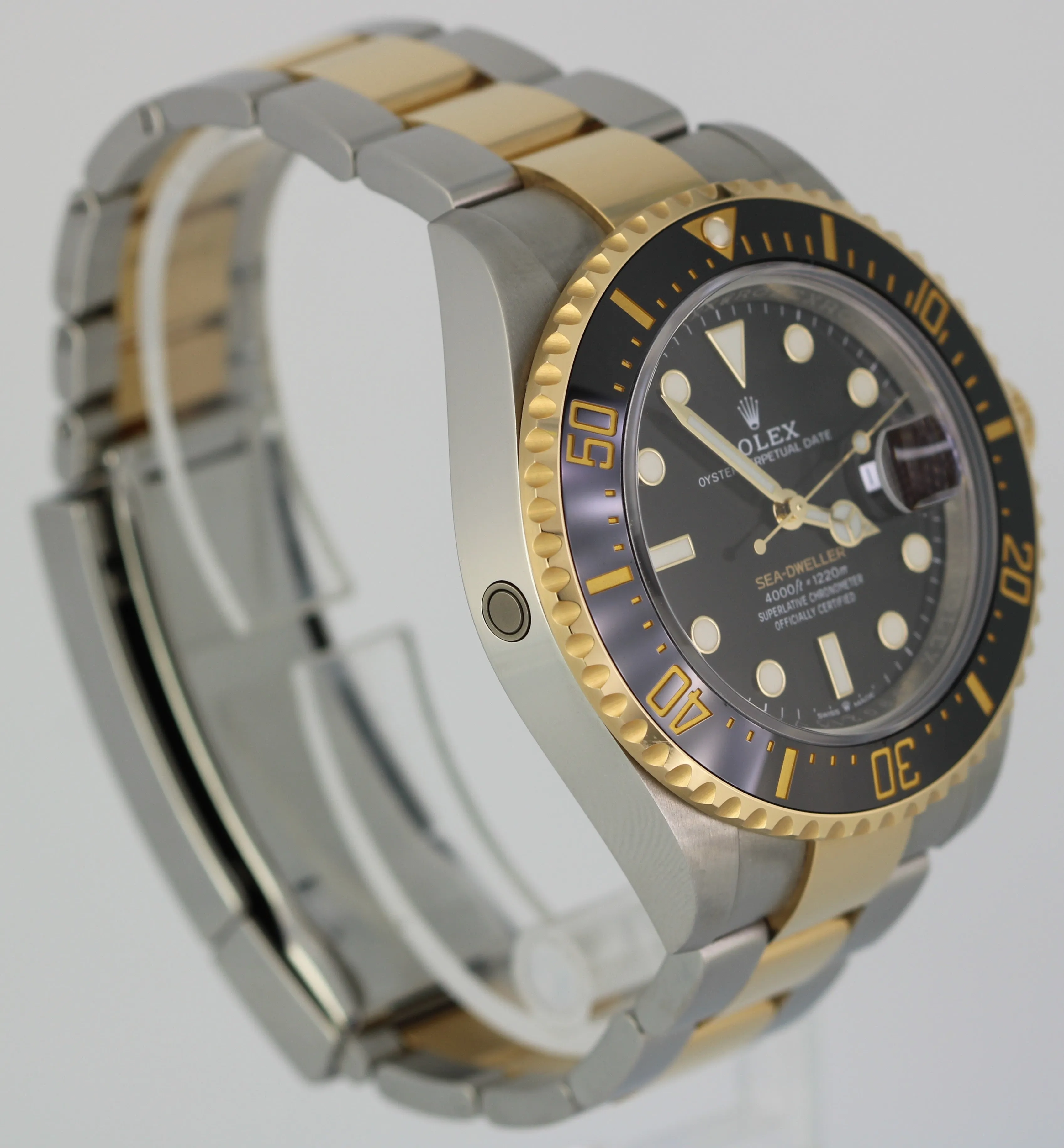 MARCH 2021 Rolex Sea-Dweller 43mm Two-Tone Yellow Gold Black Watch 126603 B P