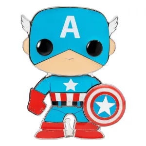 Marvel POP! Enamel Pin Captain America 10 cm #7