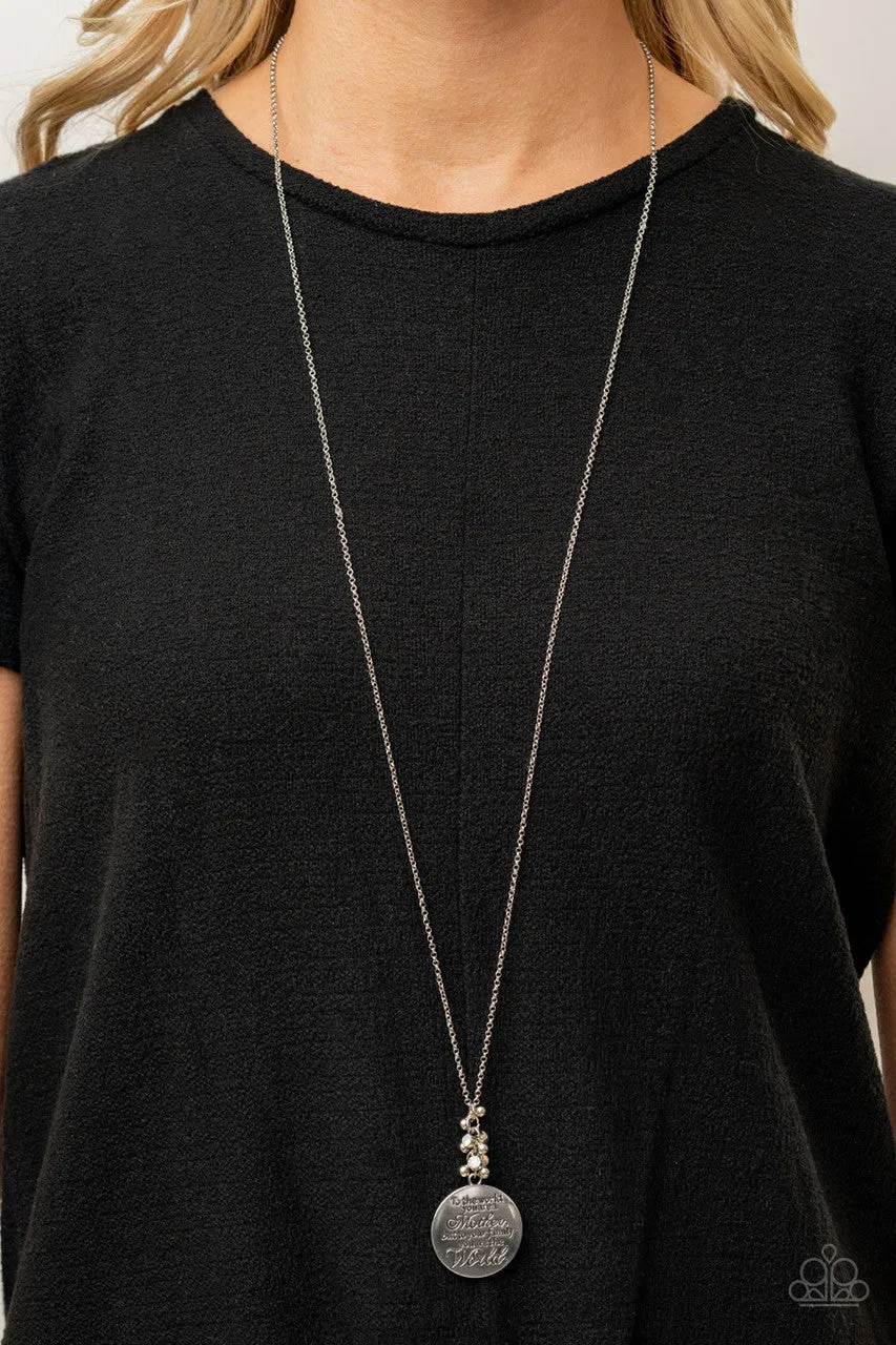 Maternal Blessings White Paparazzi Necklace