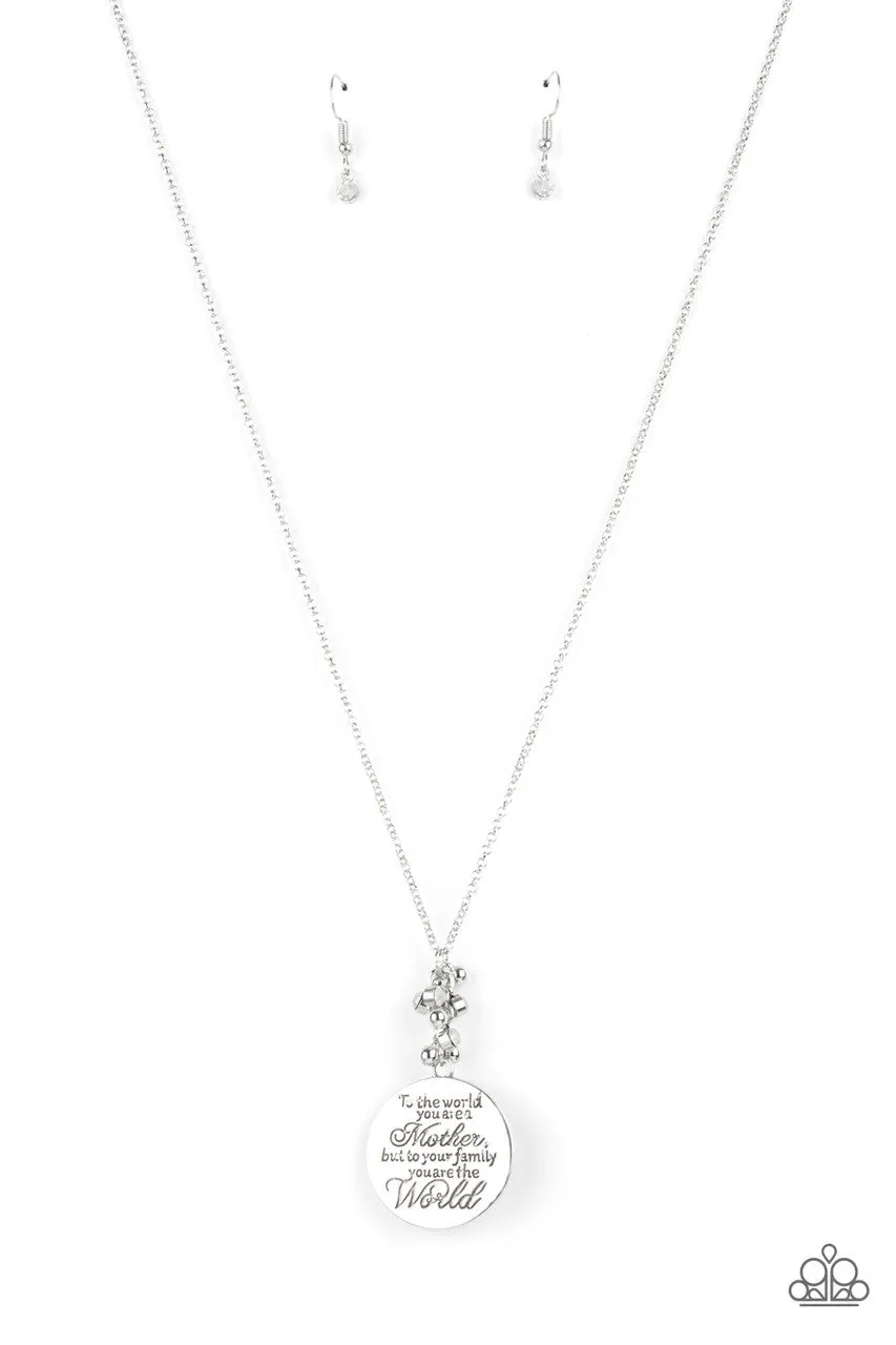 Maternal Blessings White Paparazzi Necklace