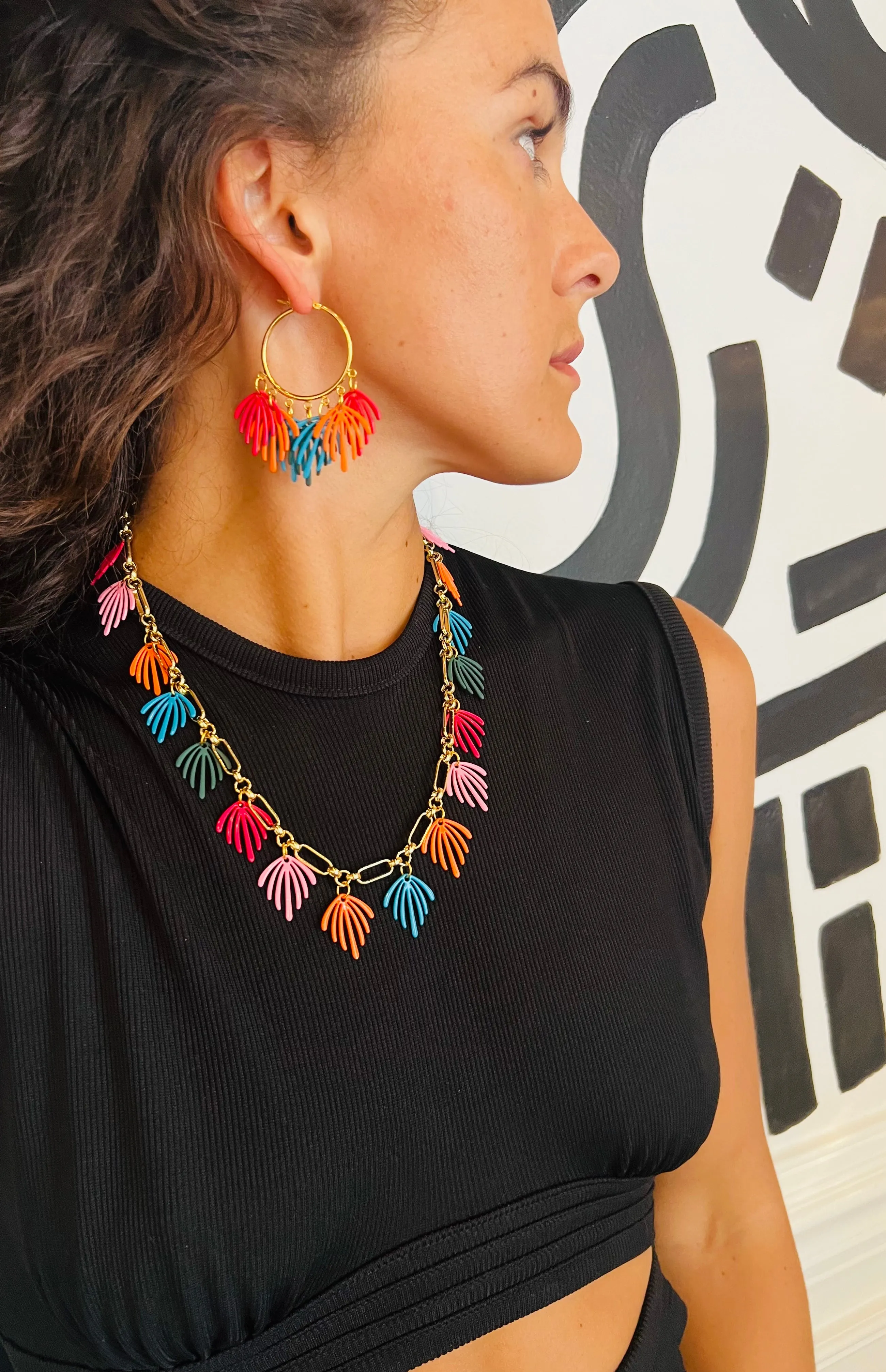 Matisse Necklace Reds