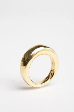 MAUD JEWELRY | 18K GOLD LOW DOME RING