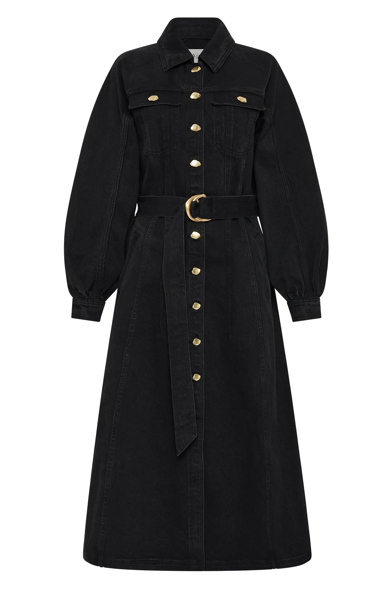 Maya Denim Midi Dress