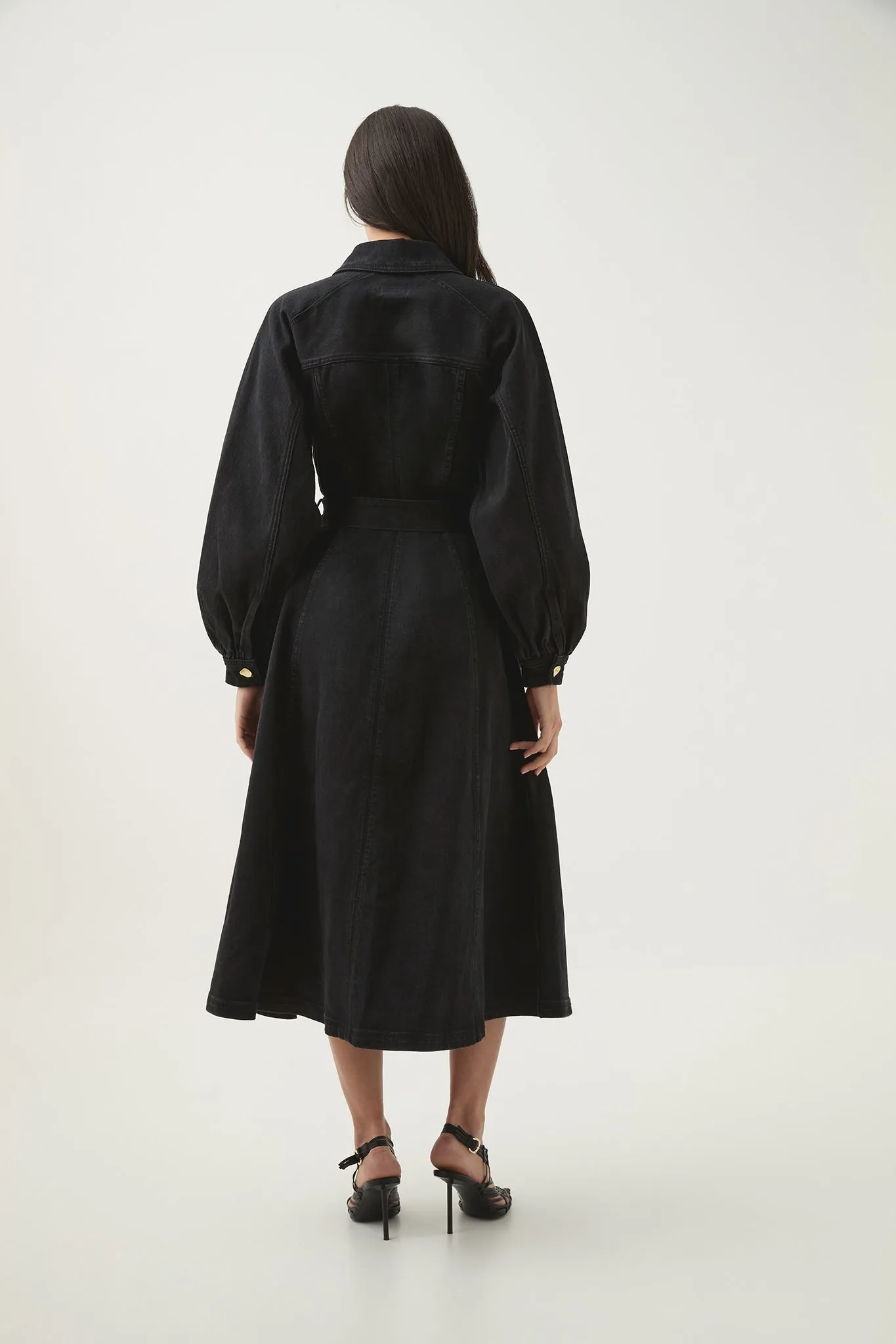 Maya Denim Midi Dress