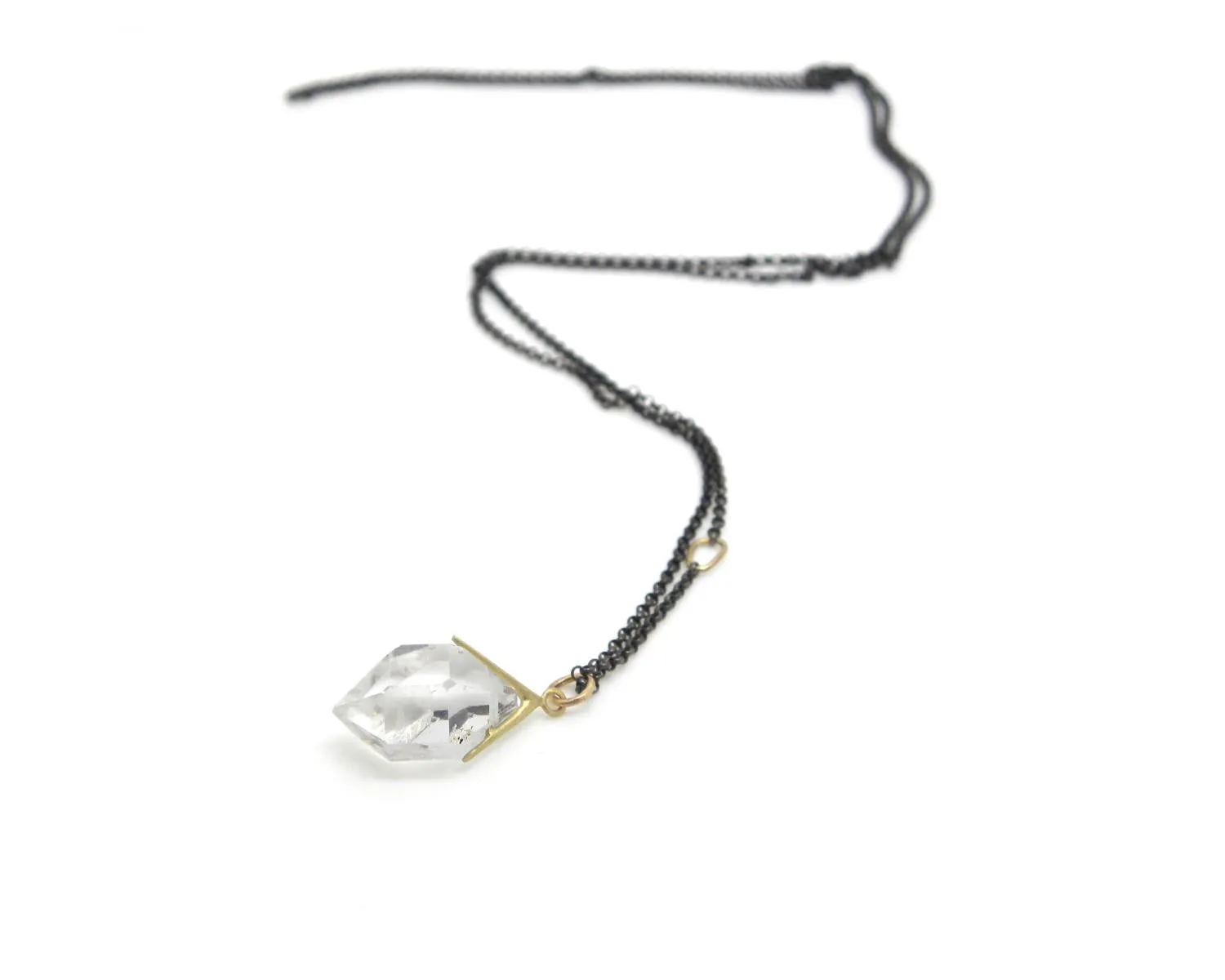 Medium Sticks and Stones Herkimer Necklace