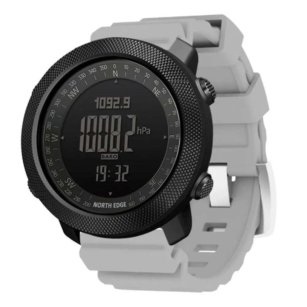 Mens Military Altimeter & Barometer Compass 50m Waterproof Digital Sport Watch