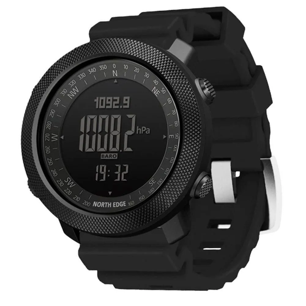 Mens Military Altimeter & Barometer Compass 50m Waterproof Digital Sport Watch