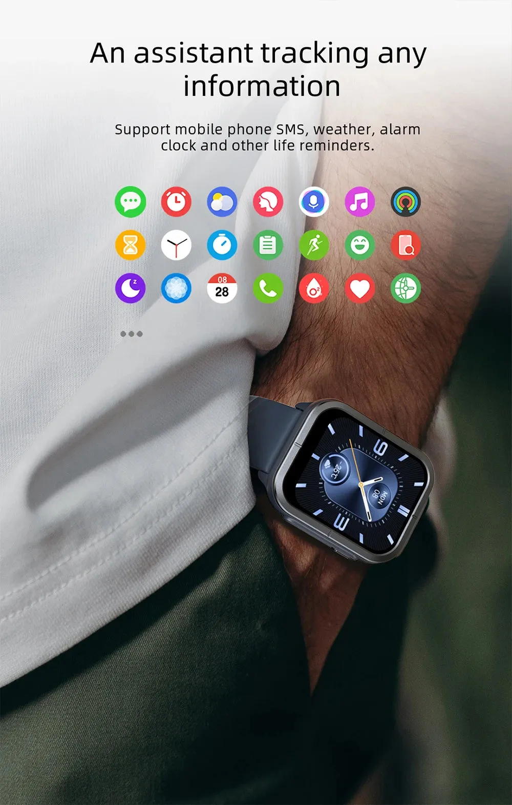 MIBRO Watch C3 1.80" HD Display Smart Watch