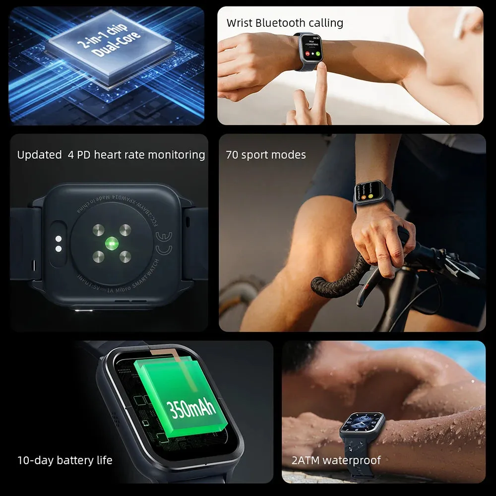 MIBRO Watch C3 1.80" HD Display Smart Watch