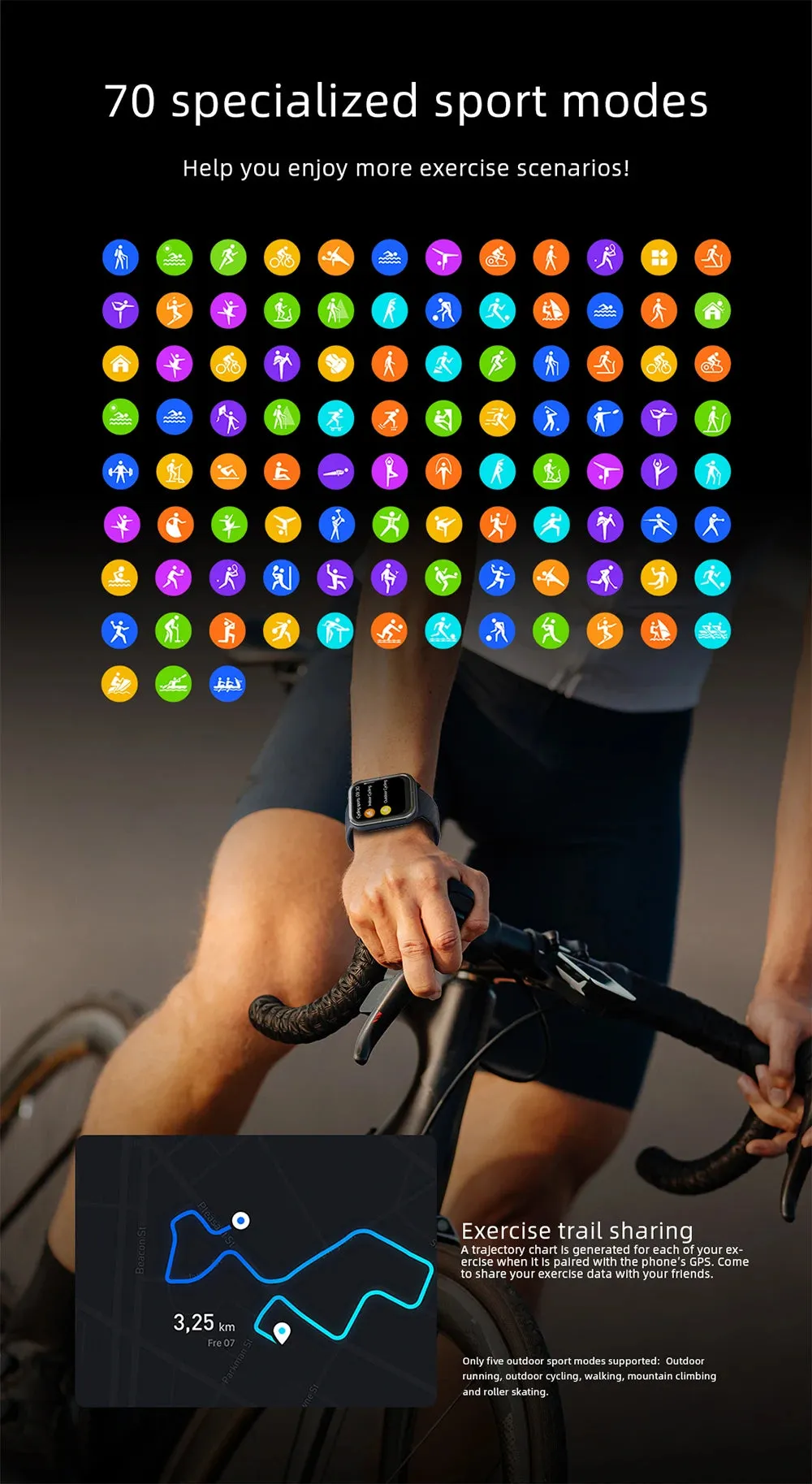 MIBRO Watch C3 1.80" HD Display Smart Watch