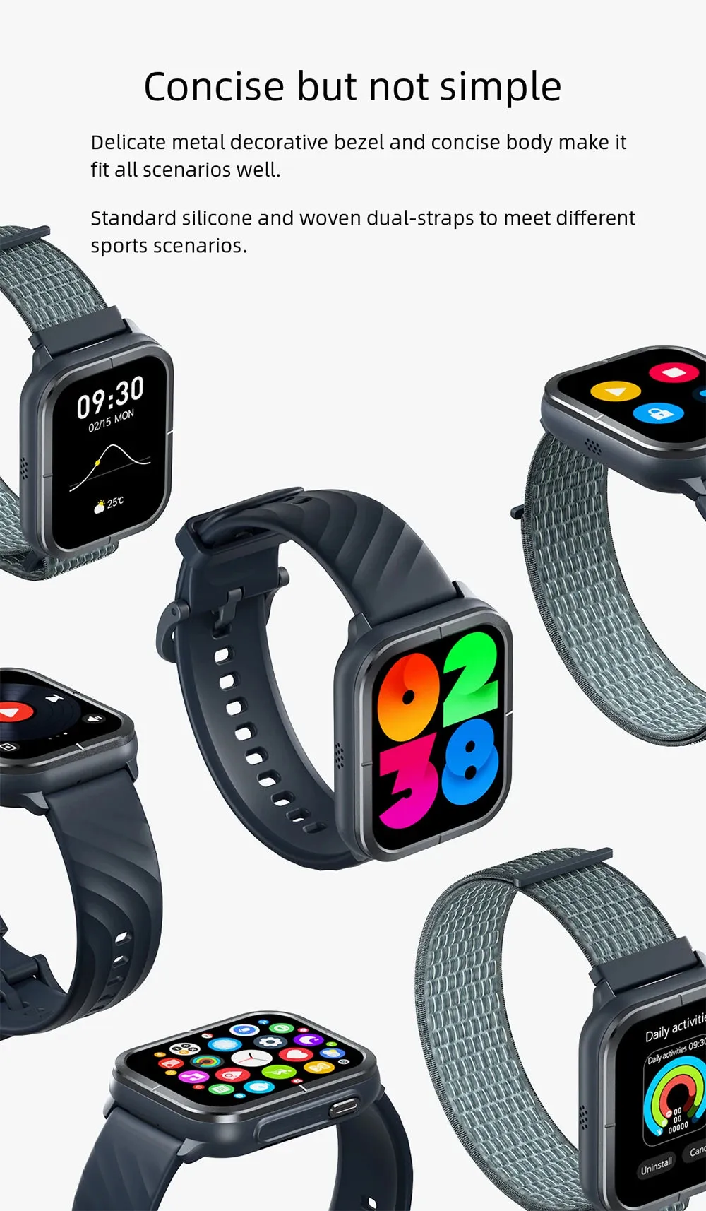 MIBRO Watch C3 1.80" HD Display Smart Watch
