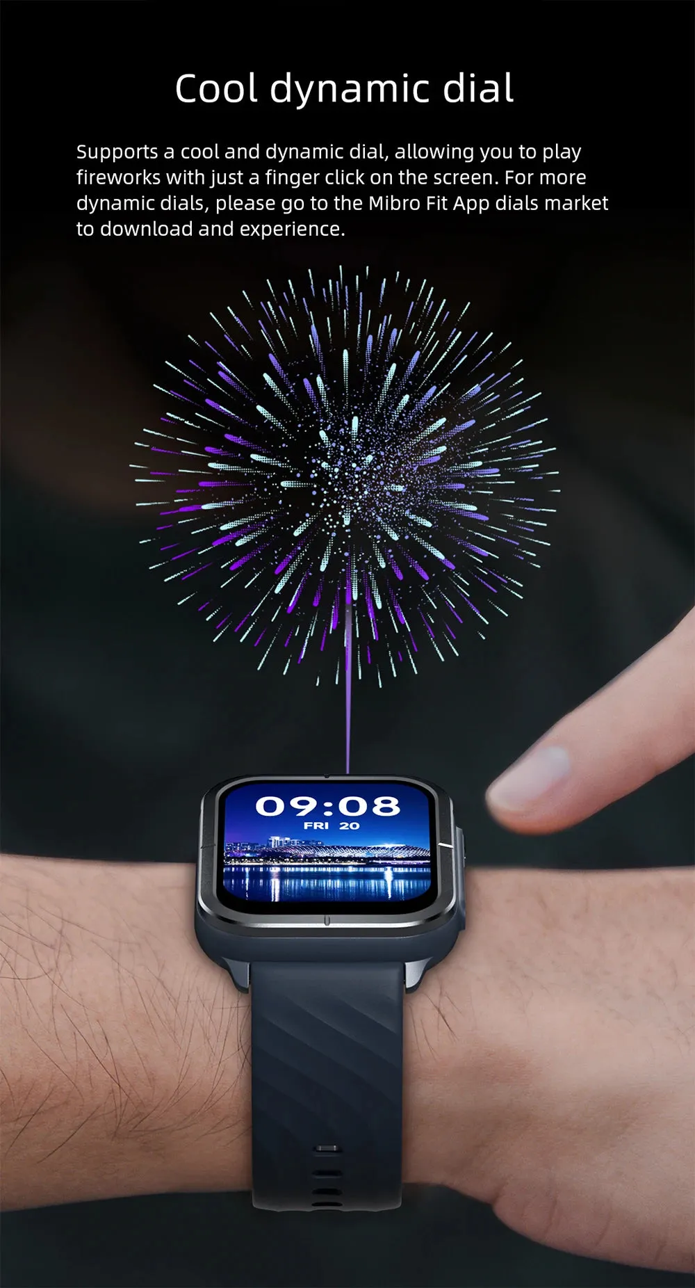 MIBRO Watch C3 1.80" HD Display Smart Watch