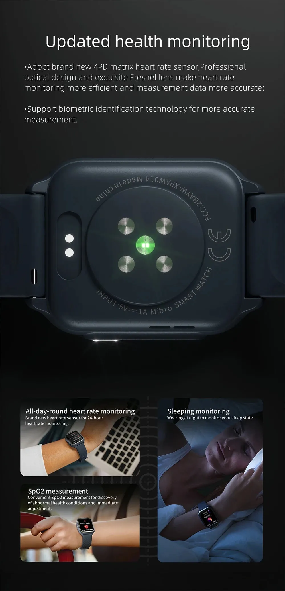 MIBRO Watch C3 1.80" HD Display Smart Watch