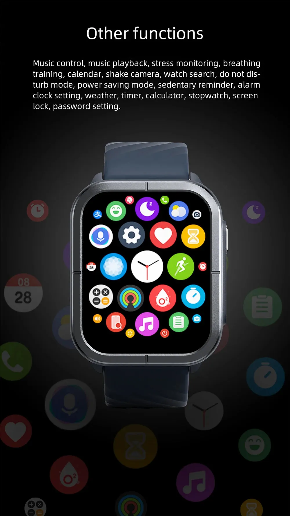 MIBRO Watch C3 1.80" HD Display Smart Watch