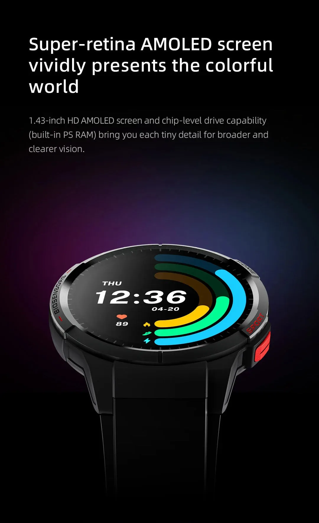 MIBRO Watch GS 1.43" AMOLED Sport Smart Watch