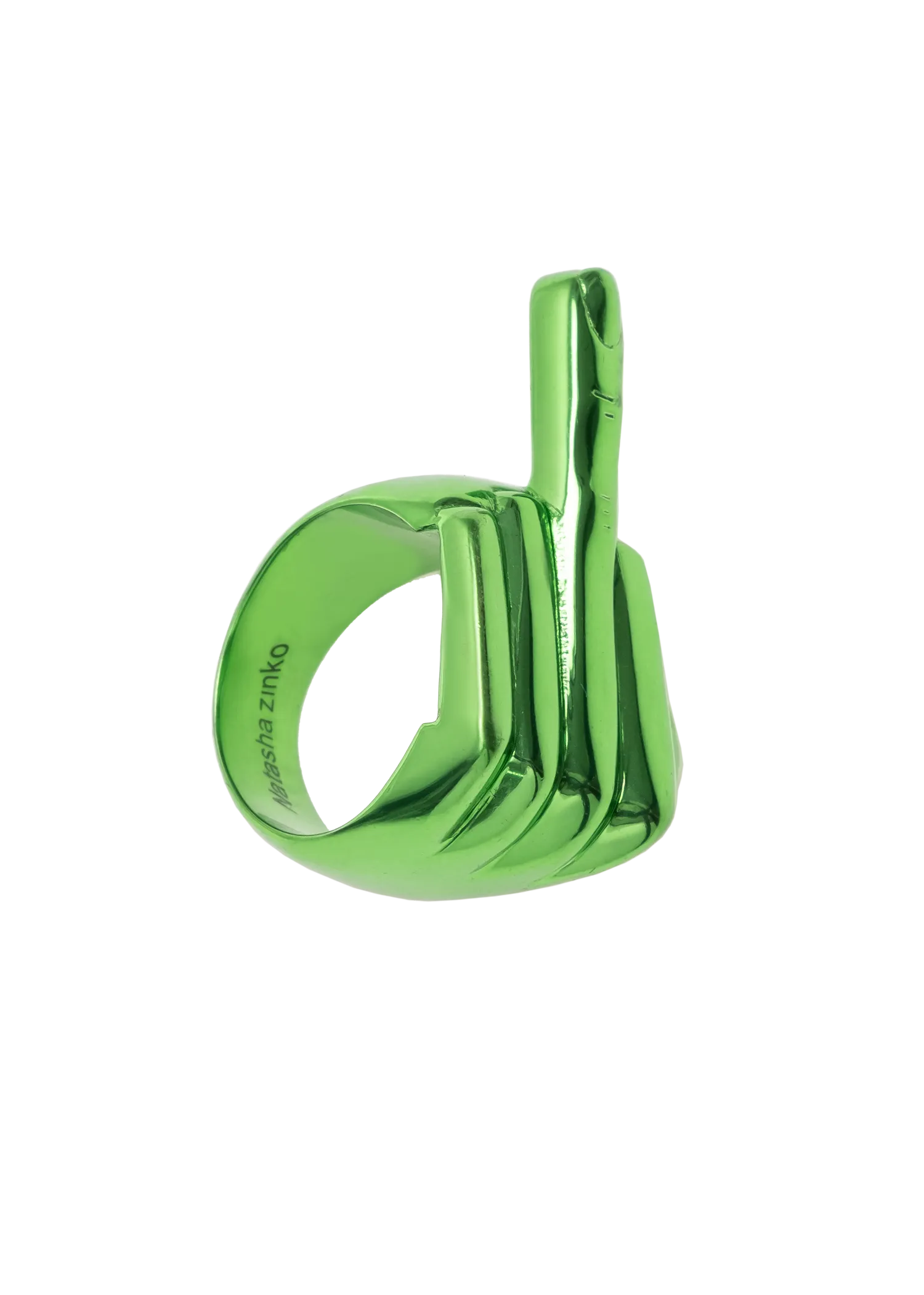 Middle Finger Ring Brass