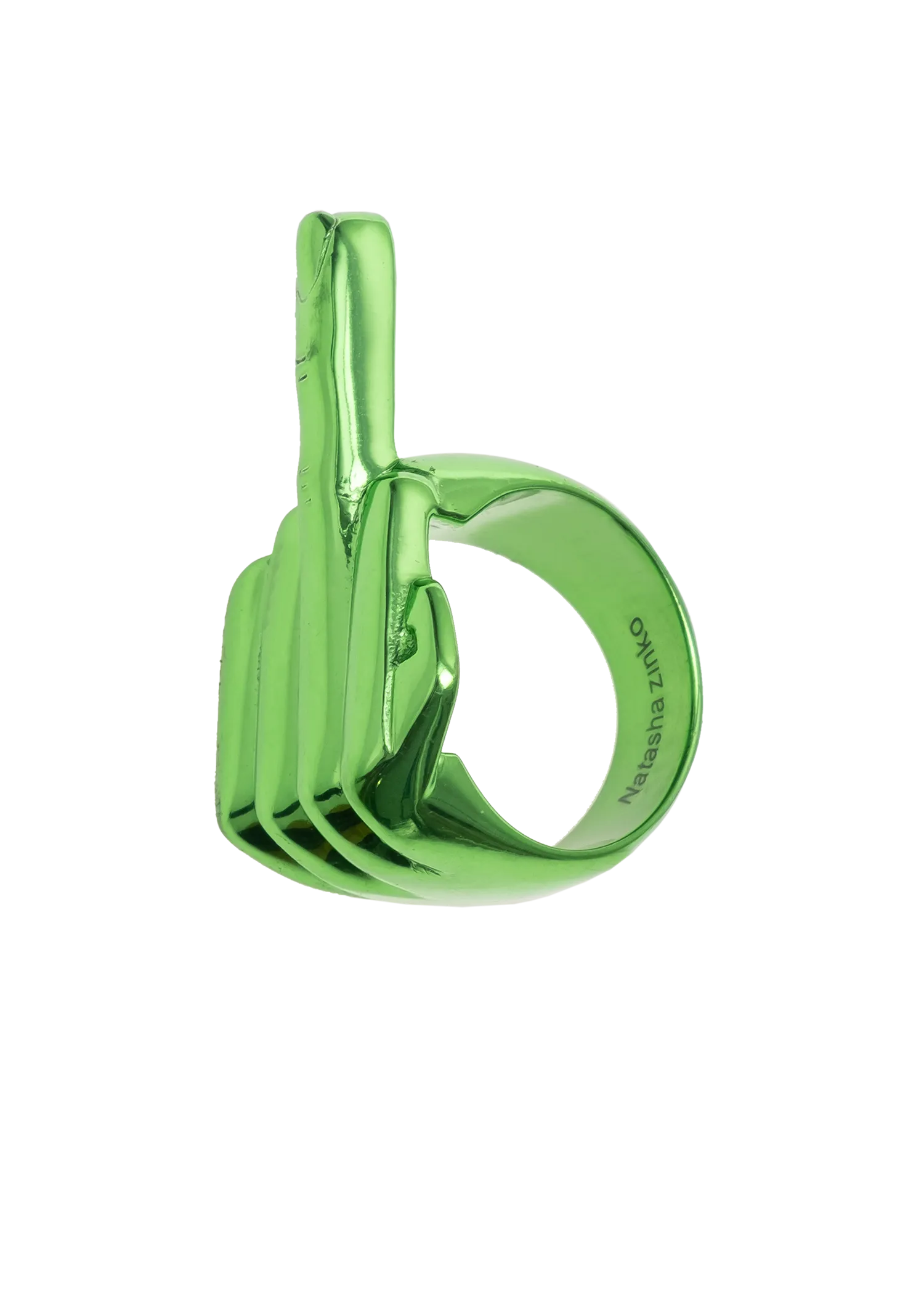 Middle Finger Ring Brass