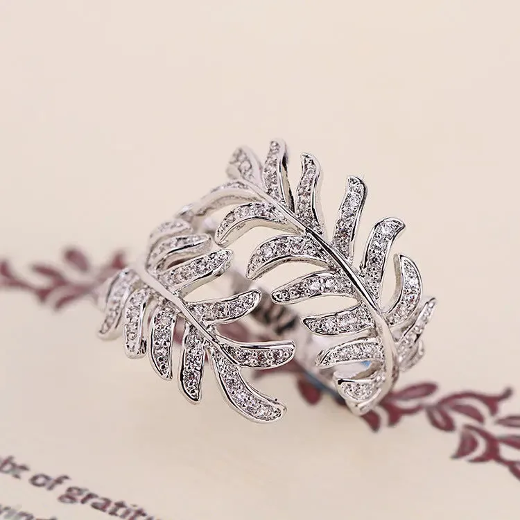 Mimosa Leaves Rings
