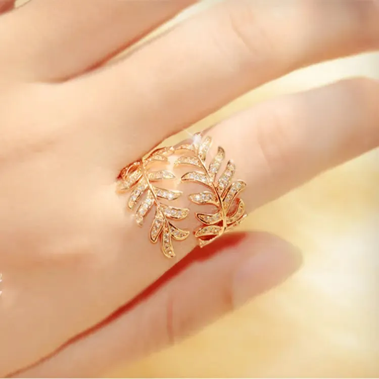 Mimosa Leaves Rings