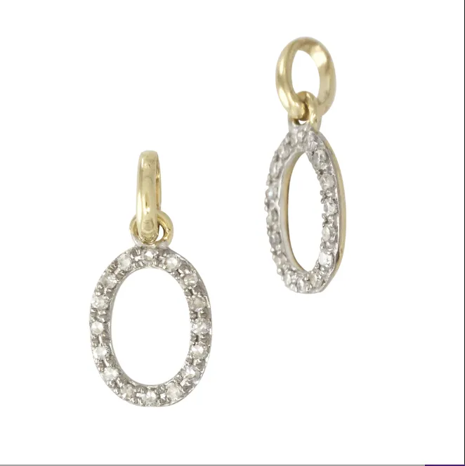 Mini Diamond Initial Necklace