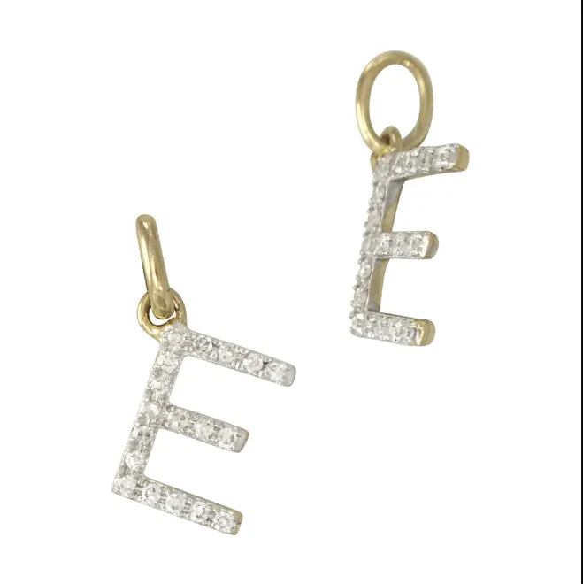 Mini Diamond Initial Necklace
