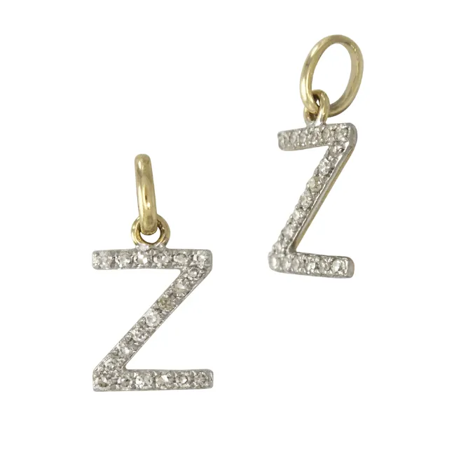 Mini Diamond Initial Necklace