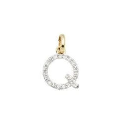 Mini Diamond Initial Necklace