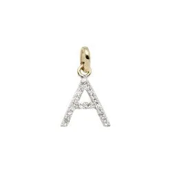 Mini Diamond Initial Necklace