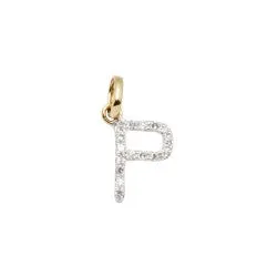 Mini Diamond Initial Necklace