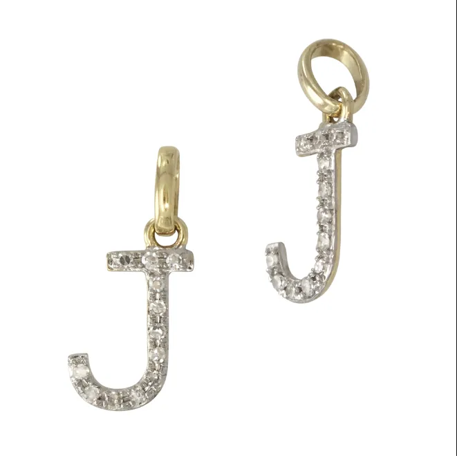 Mini Diamond Initial Necklace