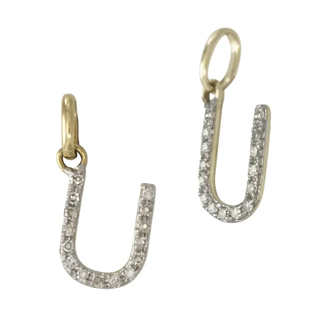 Mini Diamond Initial Necklace