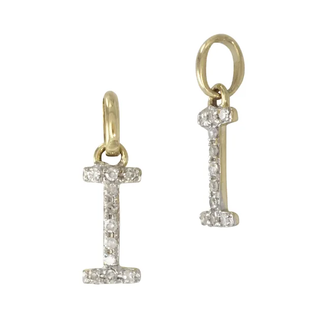 Mini Diamond Initial Necklace
