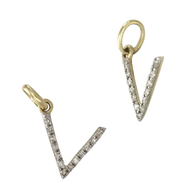 Mini Diamond Initial Necklace