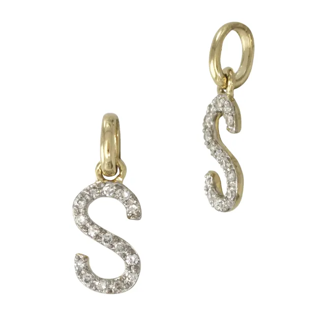 Mini Diamond Initial Necklace
