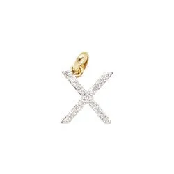 Mini Diamond Initial Necklace