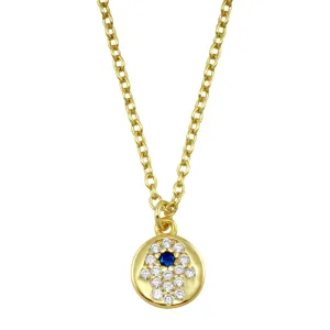 Mini Hamza Disk Necklace
