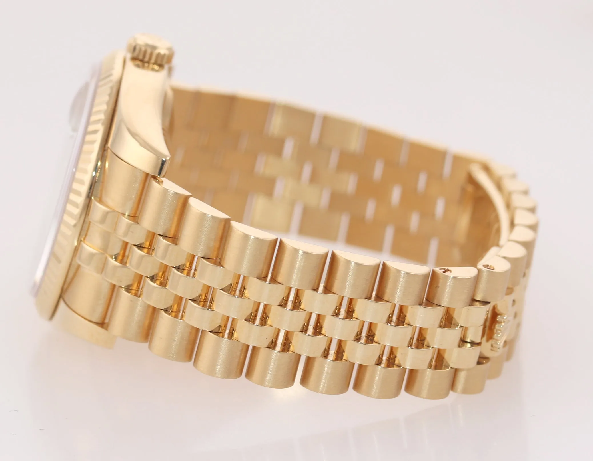 MINT PAPERS Rolex DateJust Jubilee 36mm 116238 18k Gold Champagne Jubilee Watch